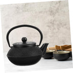 Cast Iron Teapot 0.3l Black for Xmas Natural Brewing Experience - Image 6