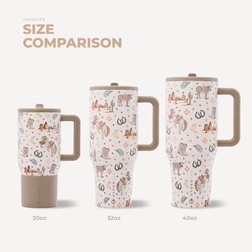 HydroJug Traveler 20oz Kids Insulated Tumbler with Handle, Mesa - Image 5
