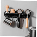 Black ABS Wall Mounted Coffee Tool Holder for 51mm Espresso Machines - Image 6