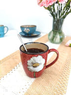 rockgoldbug Ceramics 12oz Coffee mugs set of 4,cups,Underglaze Technique - Image 2