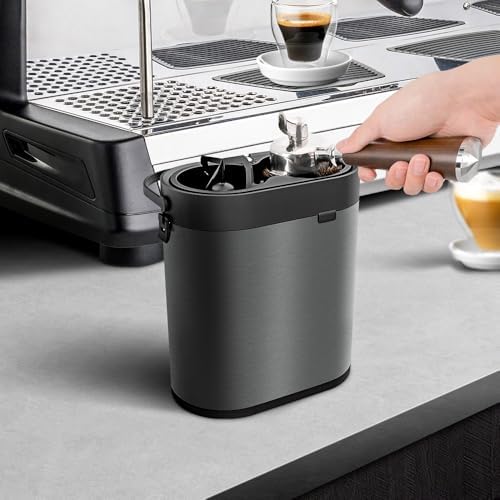 CAFEMASY Automatic Portafilter Cleaner Machine Electric Espresso Coffee Knock Box for Cleaning Espresso Coffee Puck Espresso Accessories Tools for Home or Commercial Coffee Bar - Image 5