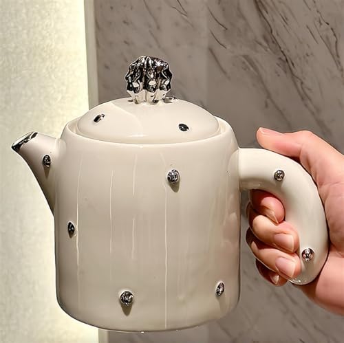 Water Pitcher Ceramic Cold Kettle Set, Household Living Room Water Cup, Ceramic teapot, Tea Cup, Cold Kettle, high Temperature Resistant Water Jug - Image 3