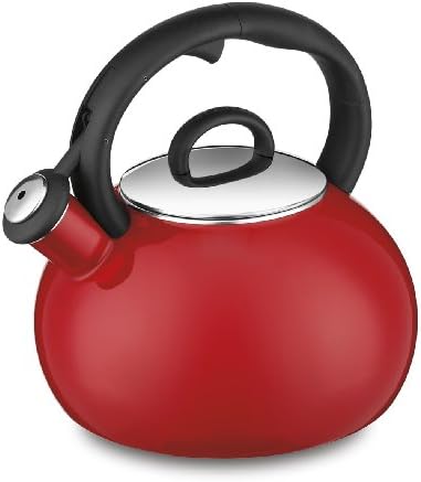 Cuisinart Aura Enamel-on-Steel Stovetop Teakettle, Red by Cuisinart