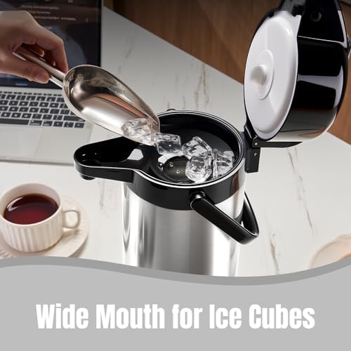 Coffee Carafe, Insulated Airpot Coffee Dispenser with Pump, 2.5L - Image 3
