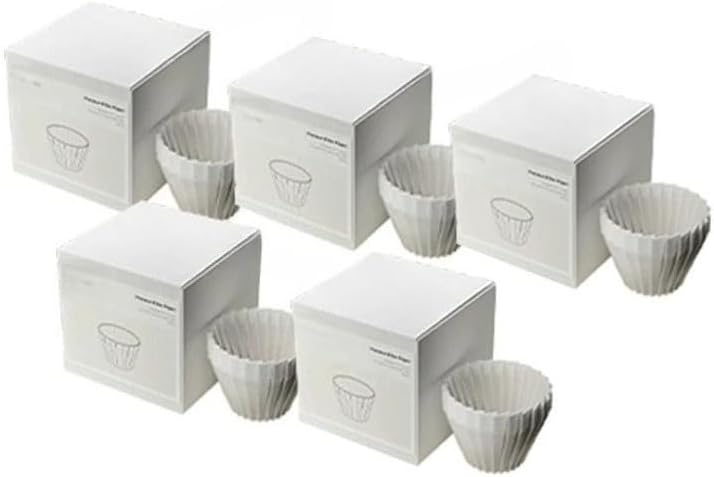 5pcs For xBloom Pour Over Coffee 155 Cake Corrugated Filter Paper Fold Flat Filter Cup Paper 50 Sheets Per Box - Image 6