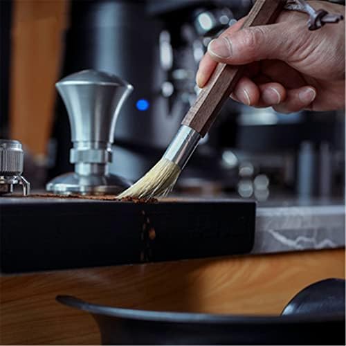 Coffee Machine Cleaning Brush Bean Grinder Cleaning Brush with Leather Cord Countertop Cleaning Brush Coffee Powder Brush(#1) - Image 4