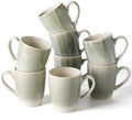 famiware Coffee Mugs Set, 13oz Mug Set of 8, Stoneware Cups with Handle by Famiware