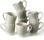 famiware Coffee Mugs Set, 13oz Mug Set of 8, Stoneware Cups with Handle by Famiware