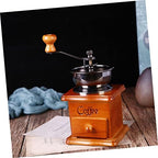 Hand Crank Coffee Bean Grinder with Ceramic Core Wooden 50-60g - Image 2