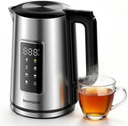 SHARDOR Electric Kettle 1.7L Stainless Steel, One Touch Start, Auto Shut-Off by Shardor