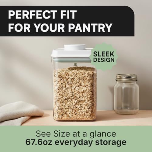 Bop Top Airtight Food Storage Containers with Lid Multi Pack | Kitchen Canister Sets | Air Tight Pantry Container | Pop Top Dry Food Storage Containers for Snacks, Sugar, Flour, Baking, Cereal, Pasta - Image 5