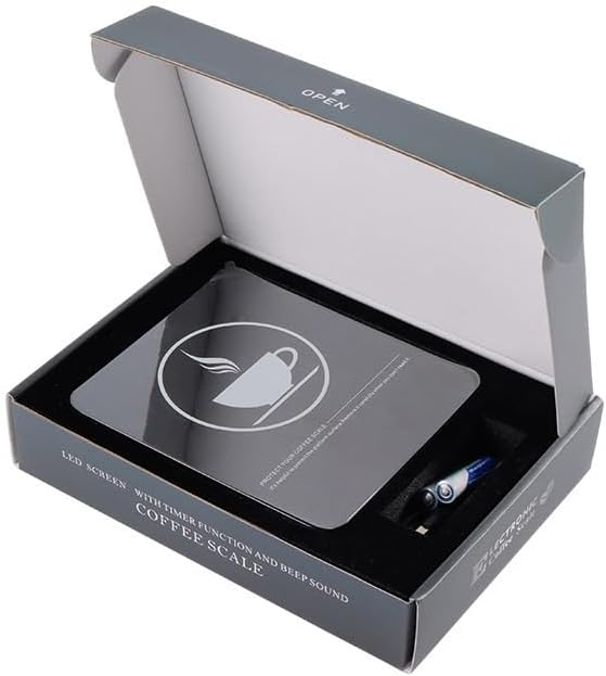 Italian Smart Coffee Scale, 3kg Digital Scale with Timer for Pour-Over, High-Precision Kitchen Scale for Baking - Image 4