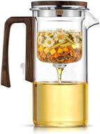 Magnetic Teapot, 30.4oz High Borosilicate Glass Teapot with Infuser, Loose Leaf Tea Steeper Pot, Heat Resistant Enchanti Tea Pot with Infusers for Herbal Leaf Brewing by pilavaloo