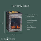Candle Warmers ETC. Illumination Fragrance Warmer- Light-Up Warmer for Warming Scented Candle Wax Melts and Tarts or to Freshen Room, Grey Hearthstone - Image 6