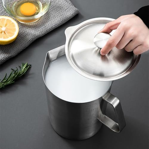Milk Frothing Cup 2000ml Stainless Steel Kitchen Gadget - Image 2