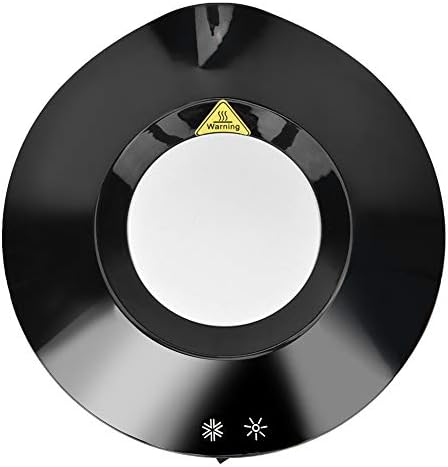 Heating and Cooling Coaster, Heating and Cooling Dual-Purpose Coaster, Cup Coaster Getting Hot Drink for Getting Cool Drinks Mate Tea for (Black) - Image 7