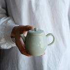 Small Ceramic Teapot Single Pot Filter Ball Hole Retro Handmade Tea Kung Fu Set - Image 4