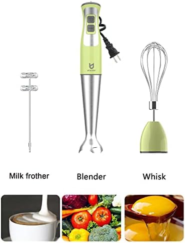 UTALENT 3-in-1 Immersion Hand Blender - Puree Food, Smoothies and Soups - Image 3