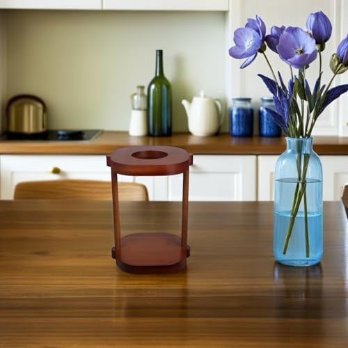 Uonlytech Xmas Wooden Coffee Filter Rack Portable Stable Coffee Stand - Image 7
