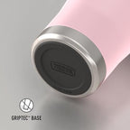 THERMOS Icon Series 24oz Stainless Steel Tumbler with Slide Lock Lid, Leakproof, Fits Cupholder, Dishwasher Safe, Griptec™ Non‑Slip Base, Keeps Drinks Hot 6 Hrs/Cold 22 Hrs, Sunset Pink - Image 6