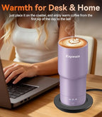 Kepwam Self-Heating Travel Mug T3,20oz Large Capacity Leak-Proof Heated Mug - Image 4