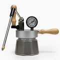 Steamer Milk Frother, Steam Boiling Water Frothing Machine, with Relief Valve and Pressure Gauge - Max 4 Bar, Open Flame and Induction Hob Compatible by Unknown