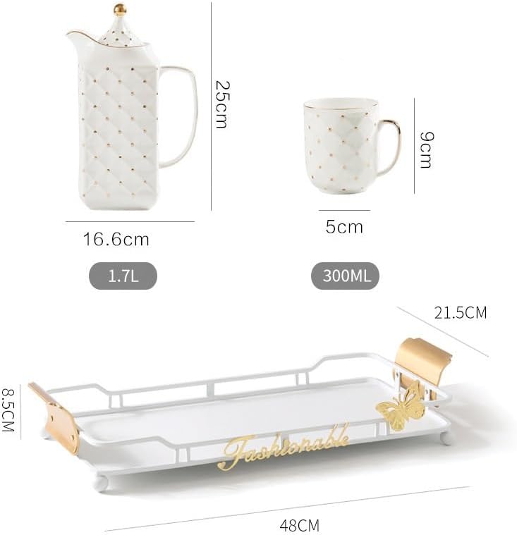 Water Pitcher Cold Kettle Mug Combination Household Cup Creative Wind Set Tea Set Souvenir Water Jug - Image 2