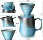 Pour Over Coffee Maker,Ceramic Coffee Maker 20oz Pour Over Coffee Dripper - Image 2