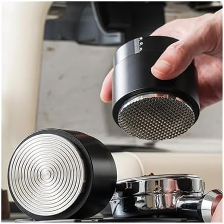 Stainless Steel 3-in-1 Tamper Needles Coffee Distributor Stirrer Needles Press Powder Hammer Espresso Tamper Leveler Tool(51mm,Thread-Base) - Image 3