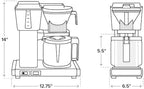 Technivorm Moccamaster 53633 KBGV Select 10-Cup Coffee Maker,Sandstone, 40 ounce, 1.25L - Image 2