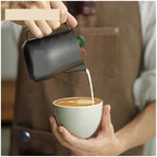 350ml 450ml Turbo Milk Frothing Pitcher Steaming Pitchers Professional Milk Foam Jug Home Barista Kitchen Accessorie(350ml Glossy) - Image 4
