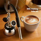 ordinarYone 300ML Stainless Steel Milk Frothing Pitcher With Ergonomic Handle Portable Milk Frother For Home Or Cafes - Image 3