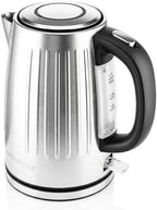 OVENTE 1.7L Stainless Steel Electric Kettle, 1750W Power, Silver KS711S by OVENTE