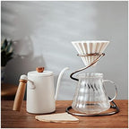 JITEM Cafetera Long Spout Pot Ice Dripper Maker Manual Household Drip Coffee Hand-Brewed Cold Brew Pot with Filter Tabletop Coffee Maker for Coffee or Tea by Unknown