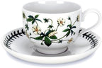 Portmeirion Botanic Garden Tea Cup and Saucer, Set of 6 Assorted Motifs - Image 2