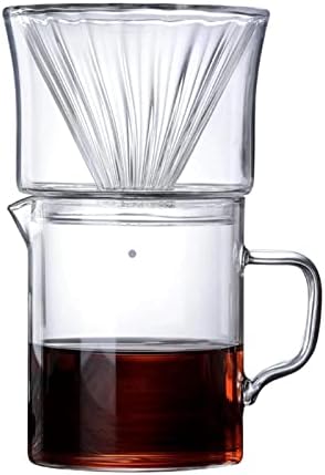 Coffee Filters Glass Coffee Dripper Engine Style Coffee Drip Filter Cup Permanent Pour Over Coffee Make by Unknown