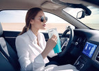 Meoky 32 oz Tumbler with Handle, Insulated Tumbler with Lid and Straw, Stainless Steel Travel Mug, Keeps Cold for 24 Hours, 100% Leak Proof, Fits in Car Cup Holder (Azure) - Image 5