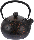 Japanese Tetsubin Cast Iron Tea Kettle 0.4l Vintage Small Iron Tea Pot with Handle for Stovetop Home and Office Use by BEBEMOKO