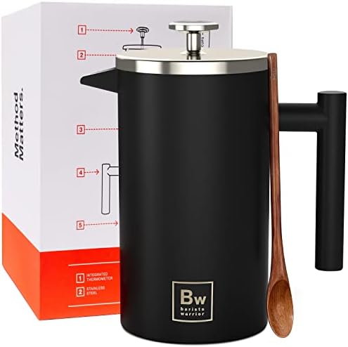 Barista Warrior Gooseneck Kettle & French Press Coffee Maker - Image 2