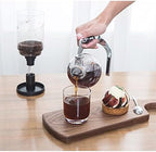 JITEM Cafetera Syphon Coffee Maker Japanese Style Vacuum Glass Siphon Pot Percolators 3-5 Cups Glass Tabletop Siphon Coffee Maker for Coffee or Tea - Image 7