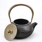 Cast Iron Teapot Iron Chinese Zodiac Iron Kettle Picture 1.2 Liter Teapot Brewing Tea Set - Image 2
