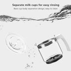 Full-Automatic Steam Boiling Water Frothing Machine,4 in 1 Milk Steamer,550ml Commercial Steam Milk Frother Machine,for Latte - Image 4