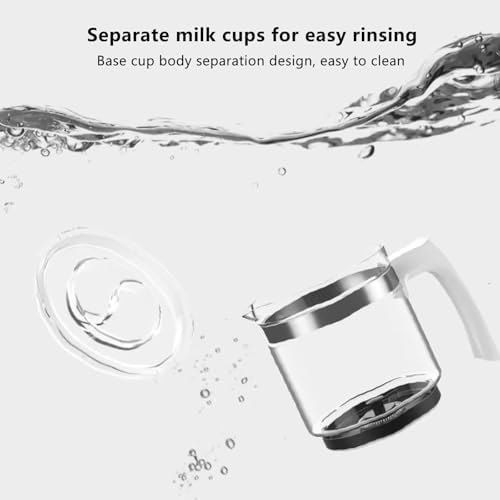 Full-Automatic Steam Boiling Water Frothing Machine,4 in 1 Milk Steamer,550ml Commercial Steam Milk Frother Machine,for Latte - Image 4