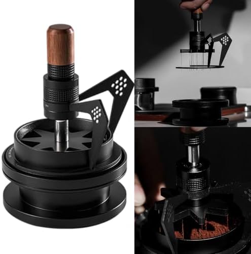 WDT Tool Espresso, Needle Coffee Distributor with Stand Base for Clump Breaking, Stainless Steel Espresso Distribution Tool - Image 4