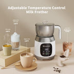 Maestri House Milk Frother, Variable Temp and Froth Thickness Frother and Steamer, 21OZ/600ML Smart Touch Control Milk Warmer, Dishwasher Safe, Memory Function for Latte Cappuccino, Hot Chocolate - Image 3