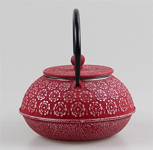 Tea Kettle 20oz/0.6L Teapot Cast Iron Tea Kettle Pot with Infuser Japanese Style Home Teapots(A) - Image 5