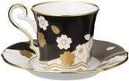 Noritake coffee cup and saucer 200cc Ayaminamo cherry blossoms gold and silver colors bone china T52506 / 4939-1 - Image 3