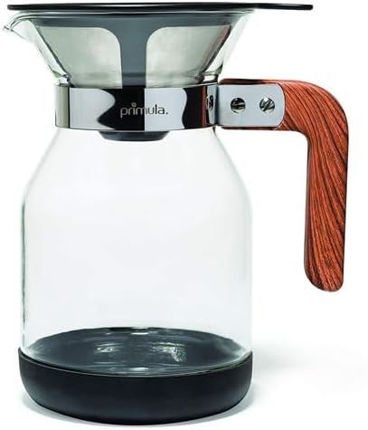 Park Pour Over Set, 36 Oz, Permanent Reusable Stainless Steel Filter - Primula by Primula