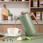 304 Stainless Steel French Press Coffee Maker 34oz Insulated Coffee Press - Image 3