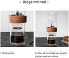 Cold Brew Coffee Maker Glass Drip Tower Adjustable Flow Control - Image 5